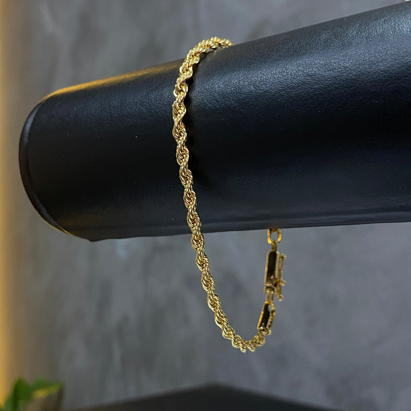 Pulseira Baiana 3mm - Fecho Bomba